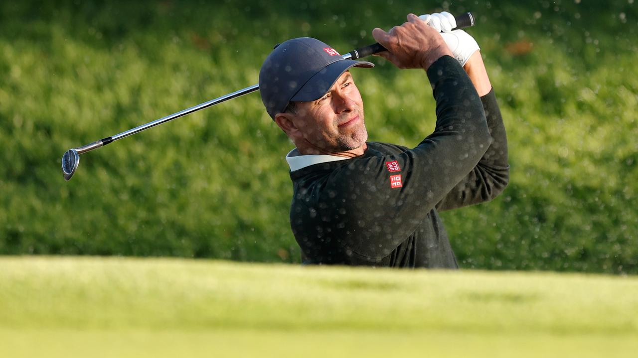 Australia's Adam Scott fired a four-under 67 in the second round.