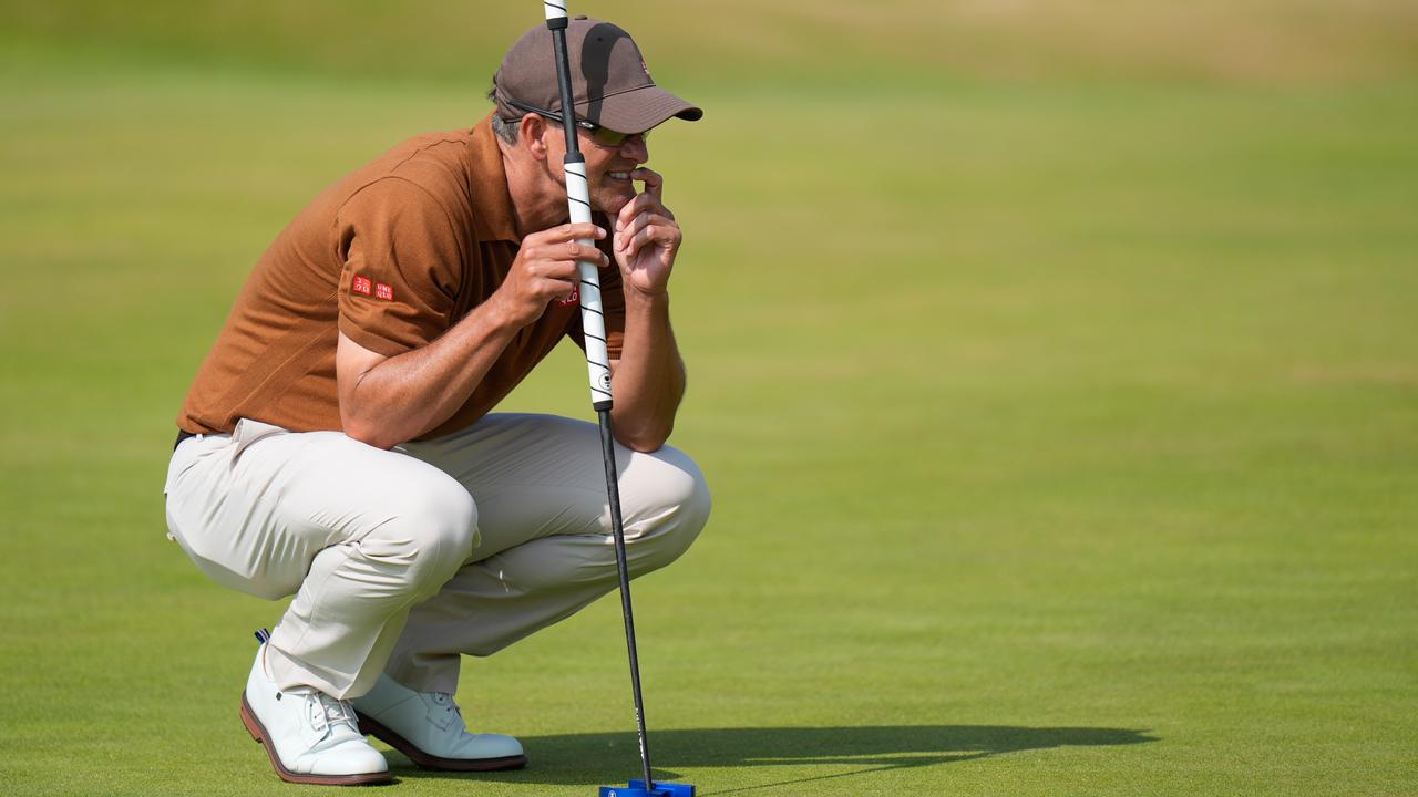 Adam Scott of Australia look