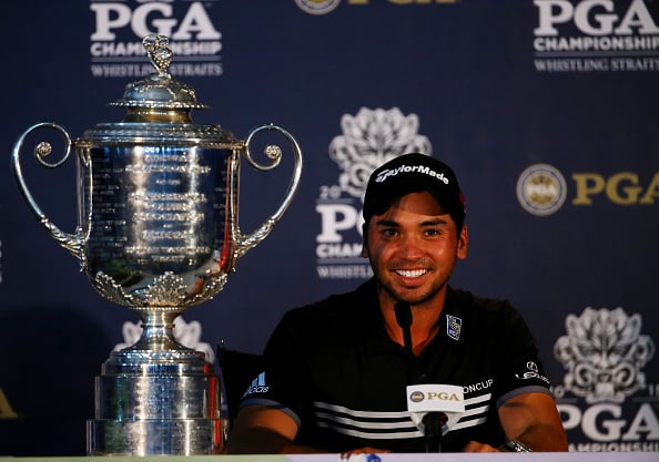 during the final round of the 2015 PGA Championship at Whistling Straits on August 16, 2015 in Sheboygan, Wisconsin.