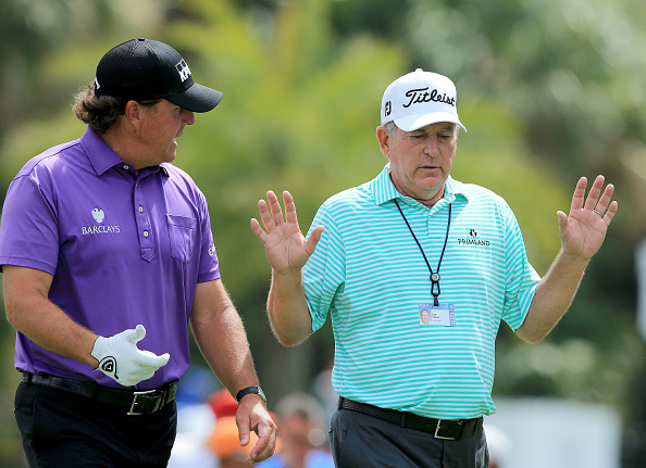 Phil Mickelson and Jay Haas