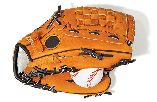 Wanna play catch? I like to toss a baseball with both hands to warm up before a round. It helps my balance on both sides.