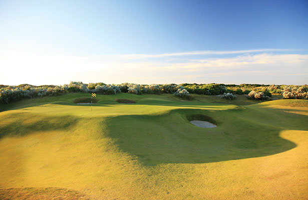 Perched greens are a feature designers Michael Coate, the late Roger Mackay and Ian Baker-Finch believed would help Links Kennedy Bay achieve an incredibly authentic British links golf experience.
