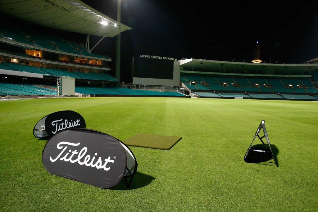 The Sydney Cricket Ground was transformed into a 'Stadium Hole' for the Australian Golf Digest Player of the Year Awards