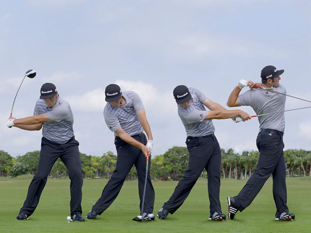 Get Dustin Johnson Golf Swing Sequence Images