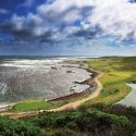 No.1: King Island’s twin offerings include Ocean Dunes. Pictured is the dramatic par-3 10th hole with the par-4 11th in the distance.