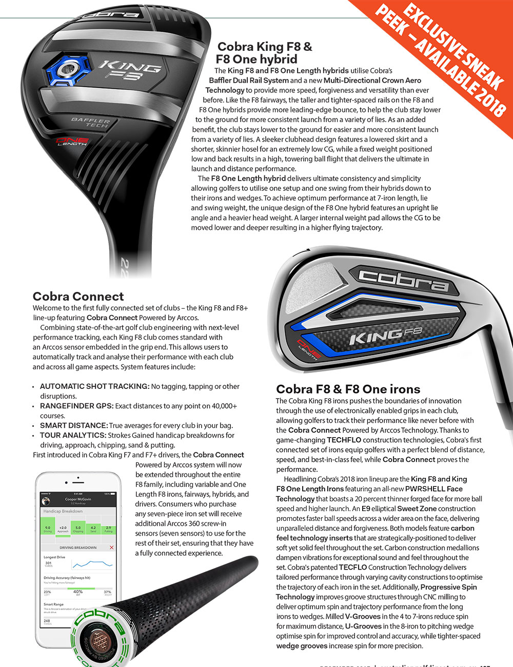 2018 Equipment Guide Australian Golf Digest