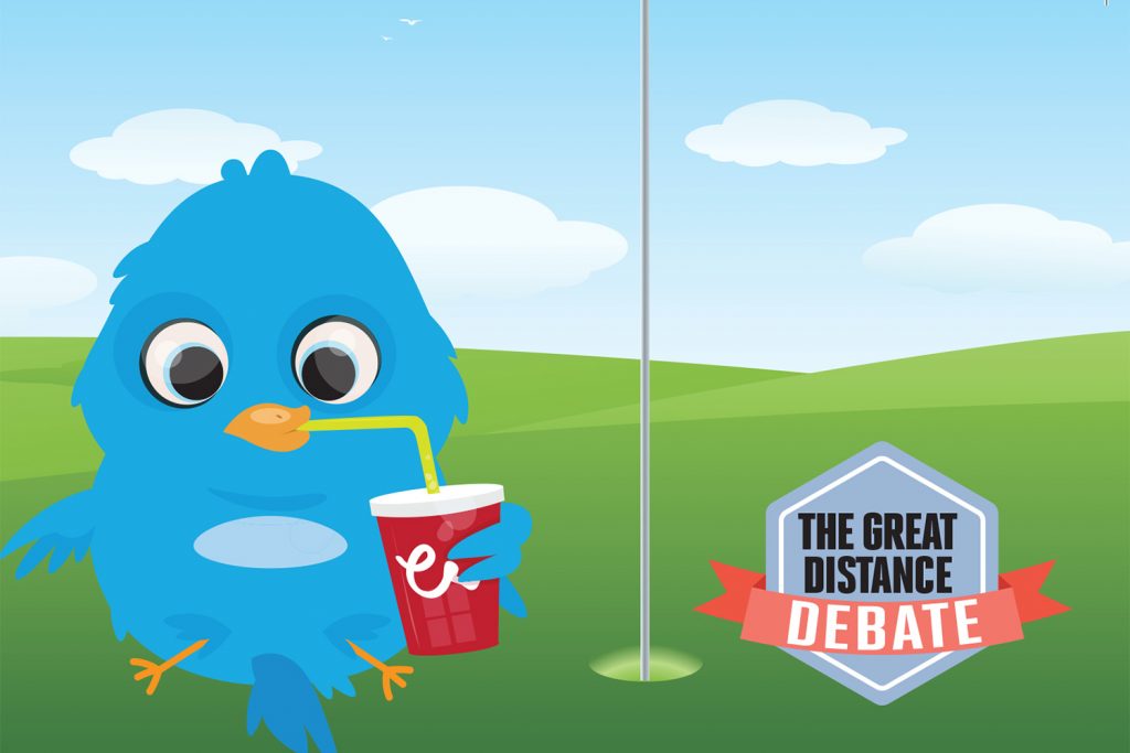 Distance Debate Hits Twitter