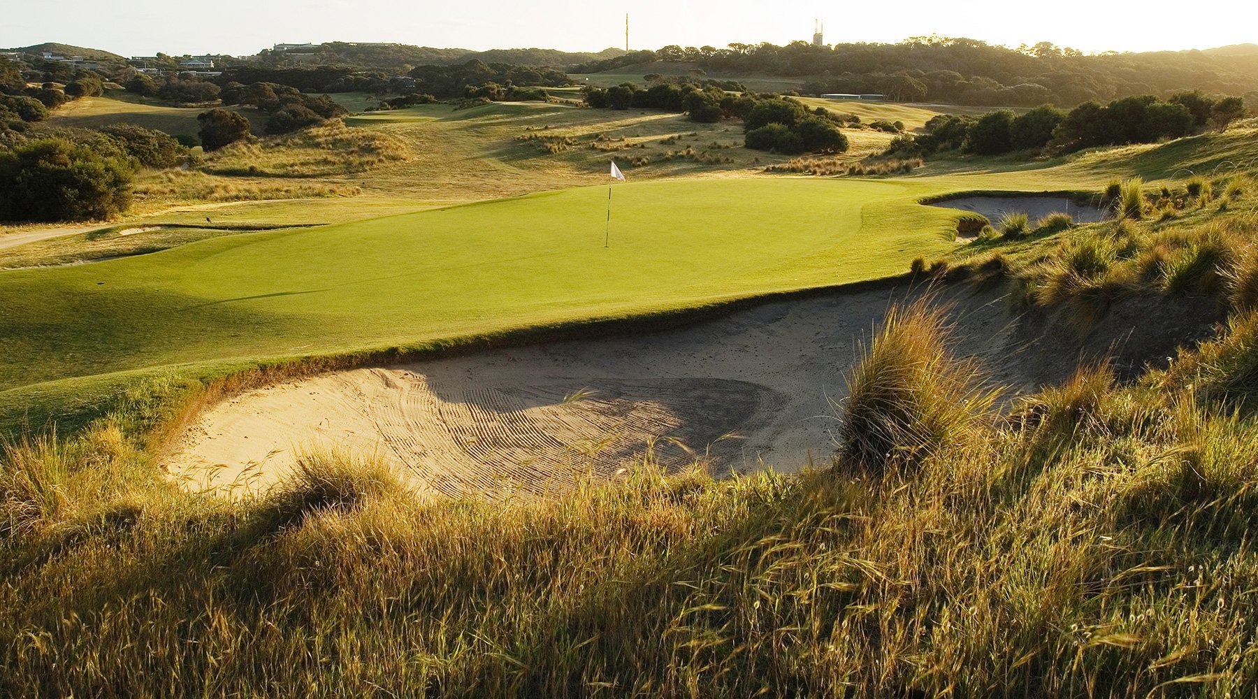 The layout at Portsea is emblematic of many courses on the Mornington Peninsula.
