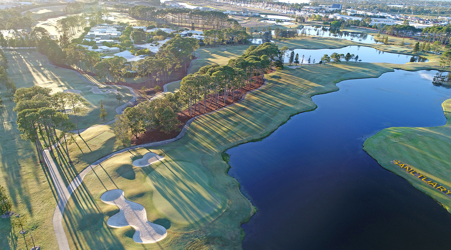 Sanctuary Cove offers 36 holes spanning both ends of the accessibility spectrum.