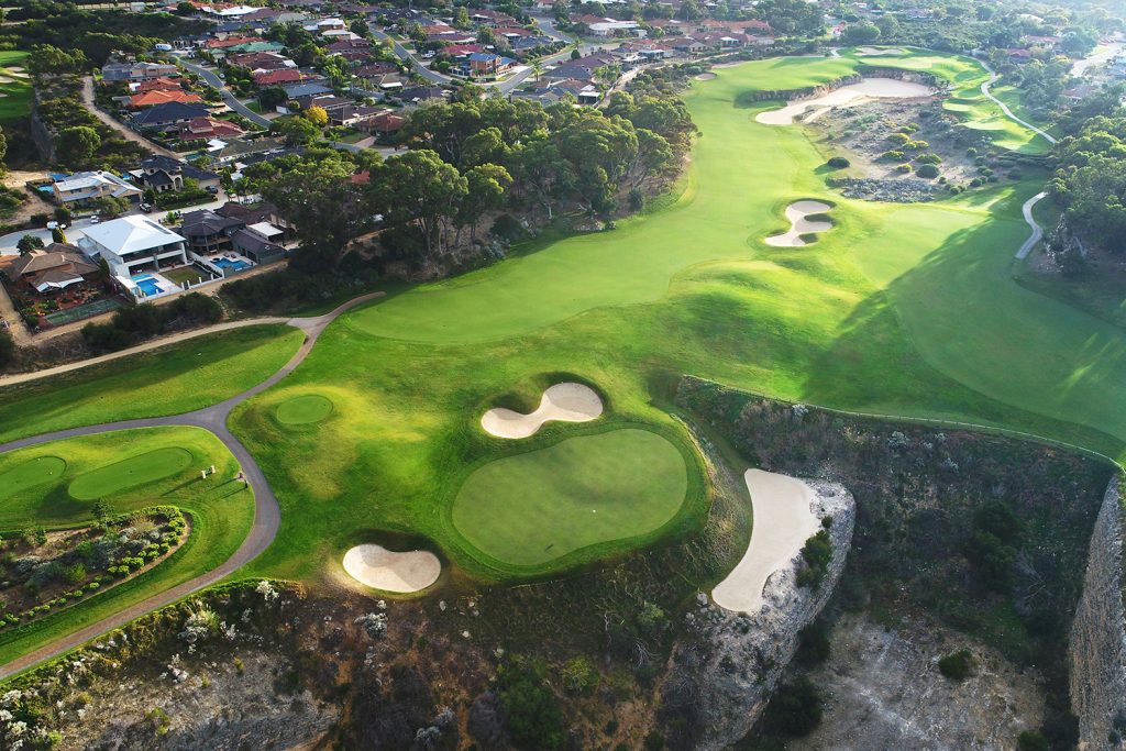 Joondalup, designed by Robert Trent Jones Jr, resembles a moonscape in certain parts.