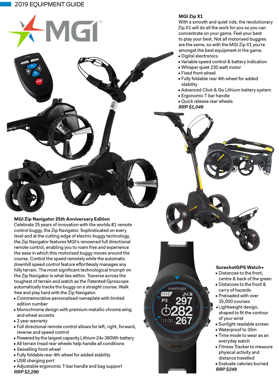 mgi navigator accessories