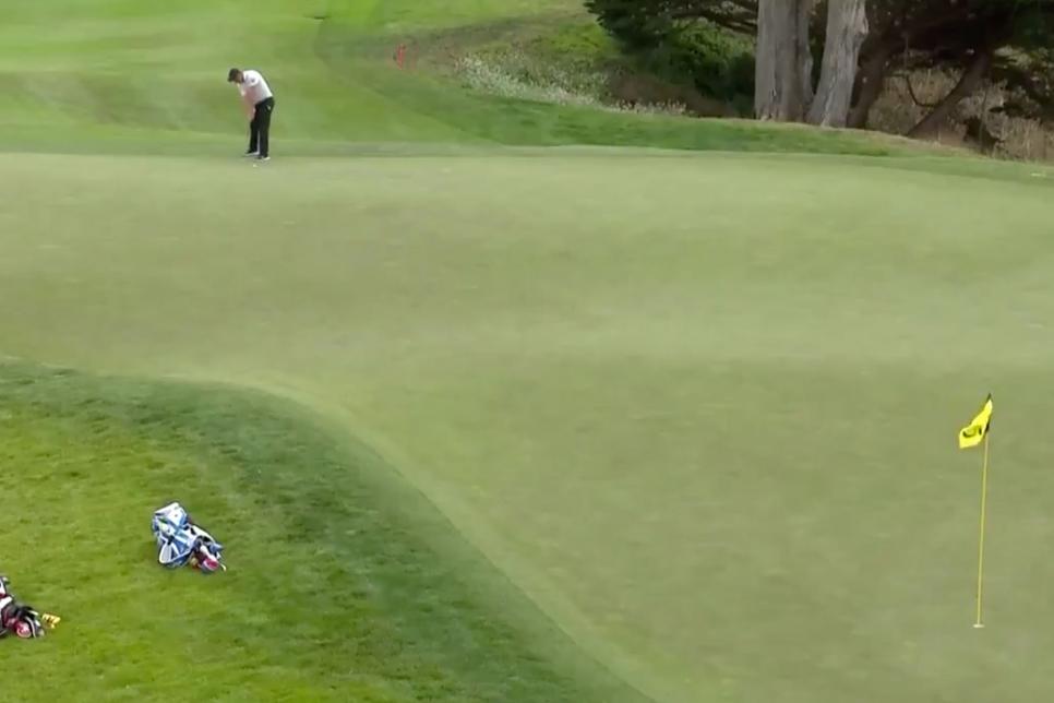 Pga Championship 2020 Watch Bryson Dechambeau Hole An Absurd 95 Foot Birdie Putt Australian Golf Digest