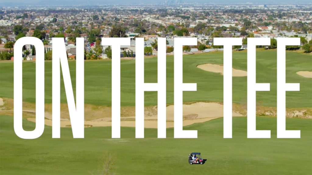 On the tee with Justin Herbert