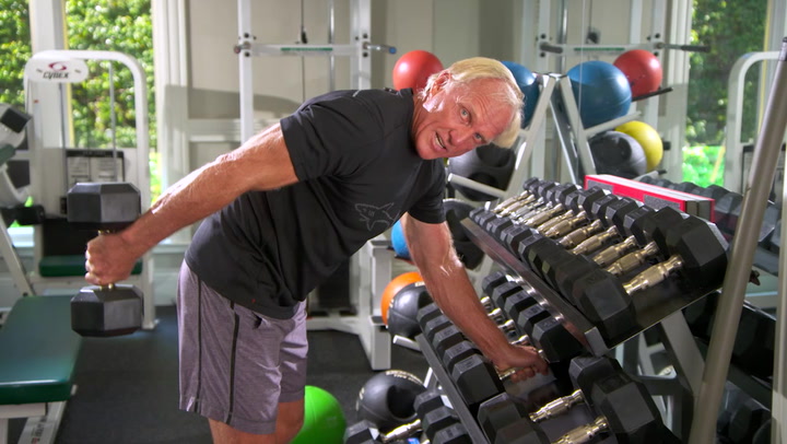 Greg Norman: Workout series – No.3 – Tricep extension