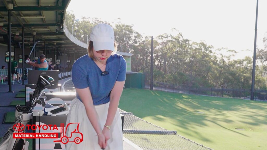 Sabrina Takes on the 5-Iron Challenge: Can She Hit the Sweet Spot at 140 Metres?
