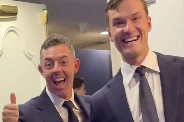 Ryder Cup 2025: Rory McIlory helping Euro newbie Rasmus Hojgaard tie a tie is the most charming Ryder Cup moment so far