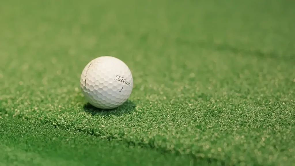 Inside a Titleist golf ball fitting