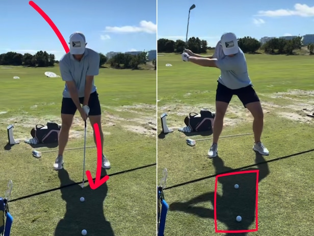 This golf swing drill is so simple—and it fixes a really common backswing problem