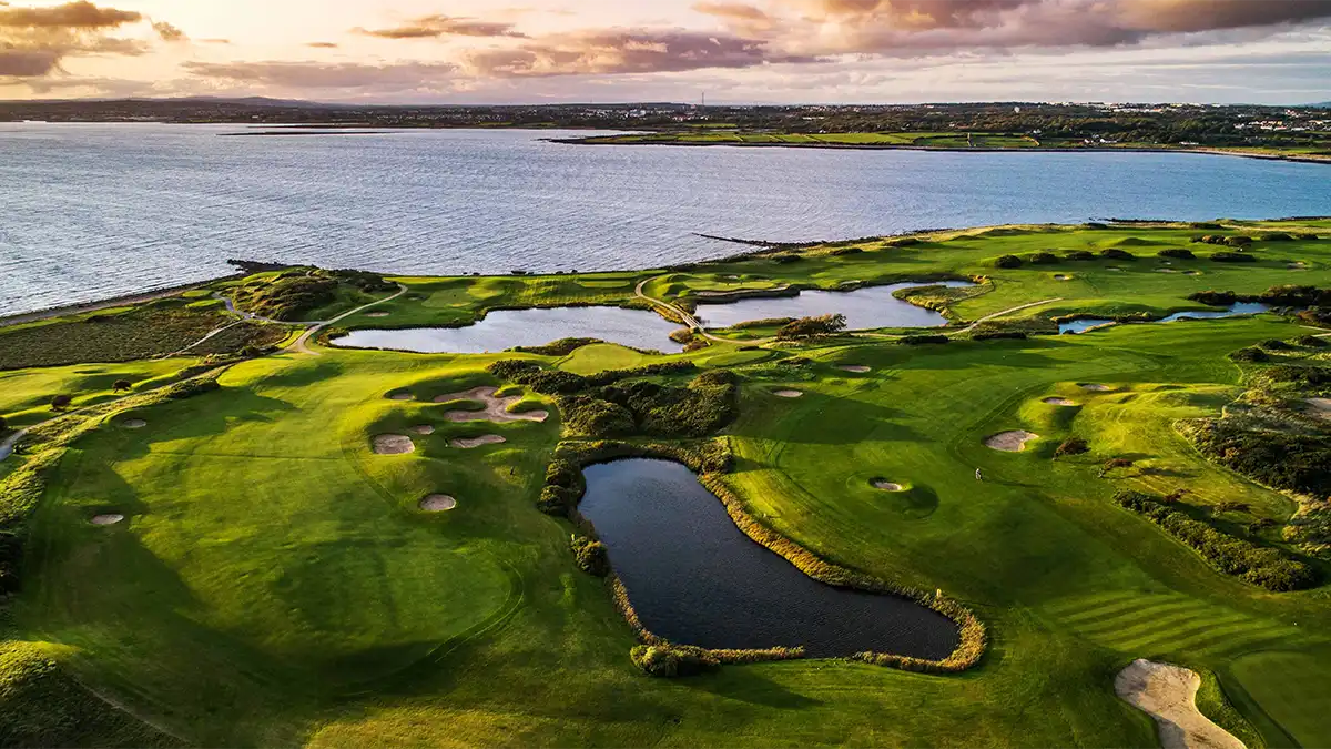 Where the fairway ends, Ireland begins